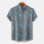 Kurzärmliges blumenhemd - angesagtes freizeitshirt für männer