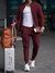 2-teiliges männer tracksuit - leichtes reiseoutfit mit stylischer jacke und hose für freizeit