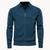 Männer zip-design jumper – stilvoller strickcardigan für den alltag