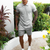 2-teiliges herren polo & shorts outfit - leichte sommerbekleidung für lässige anlässe