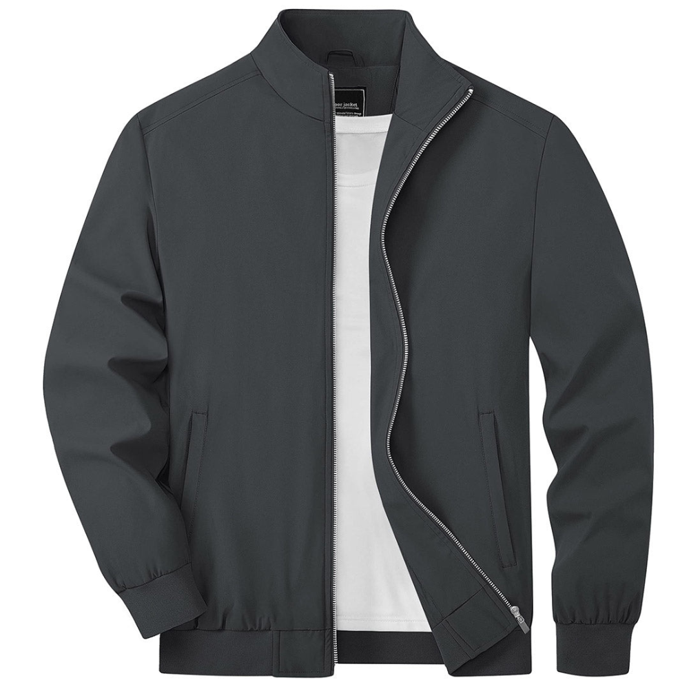 Leichte Herren Bomberjacke – Schicker Freizeit Zip-Up