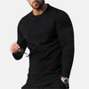 Männershirt mit langen ärmeln – weiches baumwoll-crewneck für den alltag
