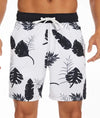 Männer badeshorts mit tasche im trendigen flamingo-design für urlaub - leichte badebekleidung mit innerer futter