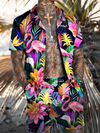 Männers hawaiian hemd und shorts – erfrischendes sommerset für lässige anlässe
