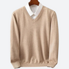 Männer v-ausschnitt pullover - leichte strickmode für den alltag