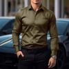 Herren tailored fit hemd - stilvolle langärmelige bürokleidung für die arbeit und besondere anlässe