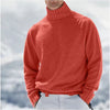 Männer pulli aus luxuriösem wollmix mit hohem kragen – lässig und outdoor geeignet für kühle tage