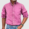 Langarm klassiker hemd - lässiges button-down hemd für männer