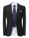 Männer blazer massgeschneiderte abendjacke mit fliege und taschentuch - elegante abendgarderobe