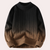 Männer rippenstrick freizeit pullover - modischer farbverlauf pulli für stylishe männer