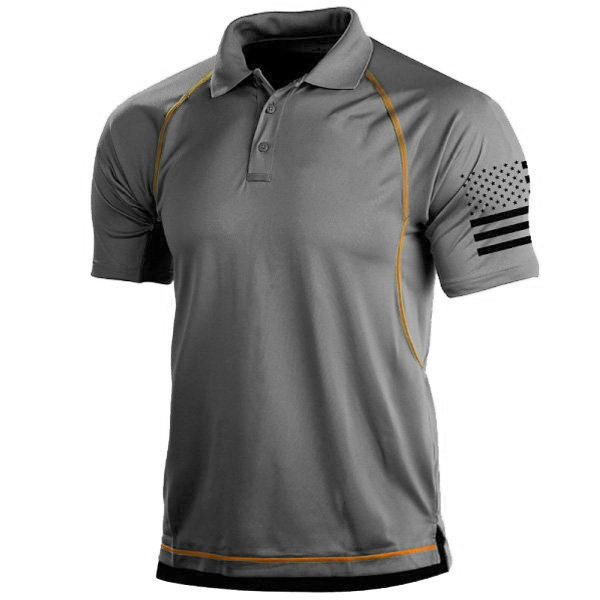 Herren taktisches polo-shirt - leichtes performance-oberteil