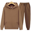 2-teiliger männer trainingsanzug - trendiger kapuzenpullover und jogginghose für lässige outfits
