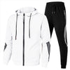 Männers zip-hoodie und jogginghose - strapazierfähiges 2-teiliges tracksuit
