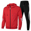 Männers zip-hoodie und jogginghose - strapazierfähiges 2-teiliges tracksuit