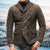 Männers doppelt-knopfiger wildleder blazer - eleganter vielseitiger jacke für büro und freizeit