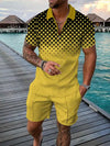 Männli trendy zweiteiler für en lässige summer-look