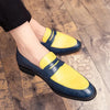 Herren elegante leder slipper - stilvoll für büro & abendanlässe