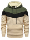 Herren hoodie mit blockfarbe - stylisch und lässig