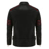 Männer schwarze lederjacke - moderne oberbekleidung