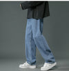 Männers baggy denimhosen - lockerer schnitt im vintage stil für die freizeit