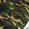 Männers camouflage canvas retro reversjacke - stylische oberbekleidung für den alltag