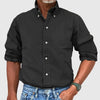 Langarm klassiker hemd - lässiges button-down hemd für männer