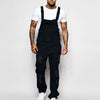 Herren lässige jeans-overalls - vielseitiger, lockerer jumpsuit für den alltag