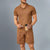 Männer freizeit-polo kombination - modisches kurzarm-shirt und shorts für den alltag