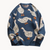 Männersweater mit lustigem gansdesign - trendige strickmode für jeden tag