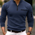Herren halzip-pullover leichtgewichtig - stylischer alltagsbegleiter