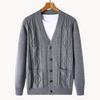 Männer strickjacke - stilvolle freizeitoberbekleidung - gemütlicher pullover mit taschen