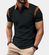 Männer polo-shirt - zeitgemässe stil in strukturiertem stoff für lässige anlässe