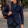 Männer dicker strick-cardigan - gemütlicher knopf-jumper mit praktischen taschen