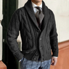Männers kabelstrickcardigan für lässige und elegante outfits