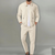 2-teiliges männer co-ord ensemble - hochwertiges freizeitoutfit