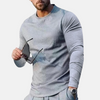 Männershirt mit langen ärmeln – weiches baumwoll-crewneck für den alltag