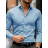 Herren tailored fit hemd - stilvolle langärmelige bürokleidung für die arbeit und besondere anlässe