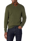 Männlicher v-ausschnitt strickpullover - leichte strickmode für den alltag