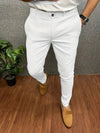 Präzis geschnittene slim fit-hosen - elegante herrenformalenhosen
