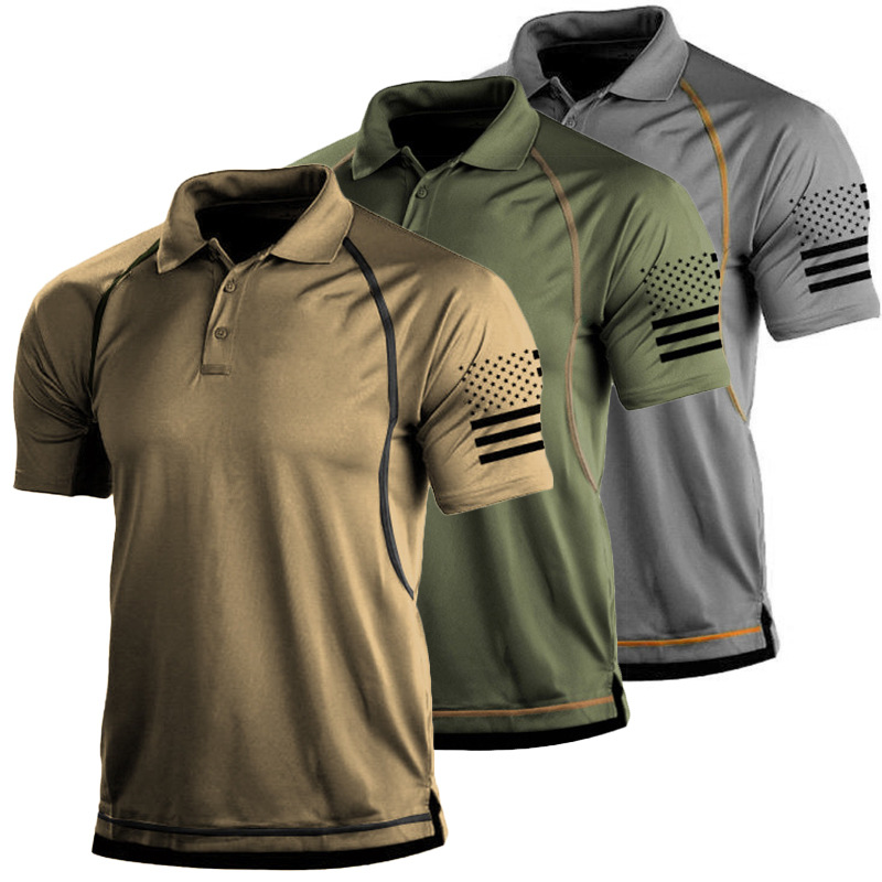 Herren taktisches polo-shirt - leichtes performance-oberteil