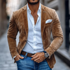 Männer blazer aus wildleder in maroon – stilvolle jacke für smarte anlässe