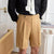 Herren knielange shorts mit eleganter faltenoptik für stilvolle sommeroutfits