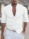 Feiner herren kurzarmhemd mit button-down-kragen