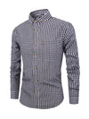 Karomuster shirt - stilvolles herrenhemd für smarte casual-outfits