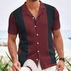 Herren kurzarmhemd mit elegantem streifenmuster - lässige sommergarderobe