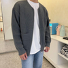Männlicher ribbelter strickcardigan - vielseitige jacke für den alltag