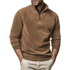 Männer fleece-pullover mit vintage design - vielseitig und stylish