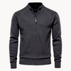 Männer zip-design jumper – stilvoller strickcardigan für den alltag