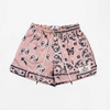 Männliche schwimmshorts – leichte mesh strandshorts mit stylischem druckdesign für den sommer