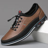 Männliche lässige lederschuhe - schlanker schnürdesign für den alltag, stylisches schuhwerk